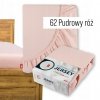 Prześcieradło Jersey z Gumką 120x200 Gruba Bawełna Bok 30 cm pudrowy róż